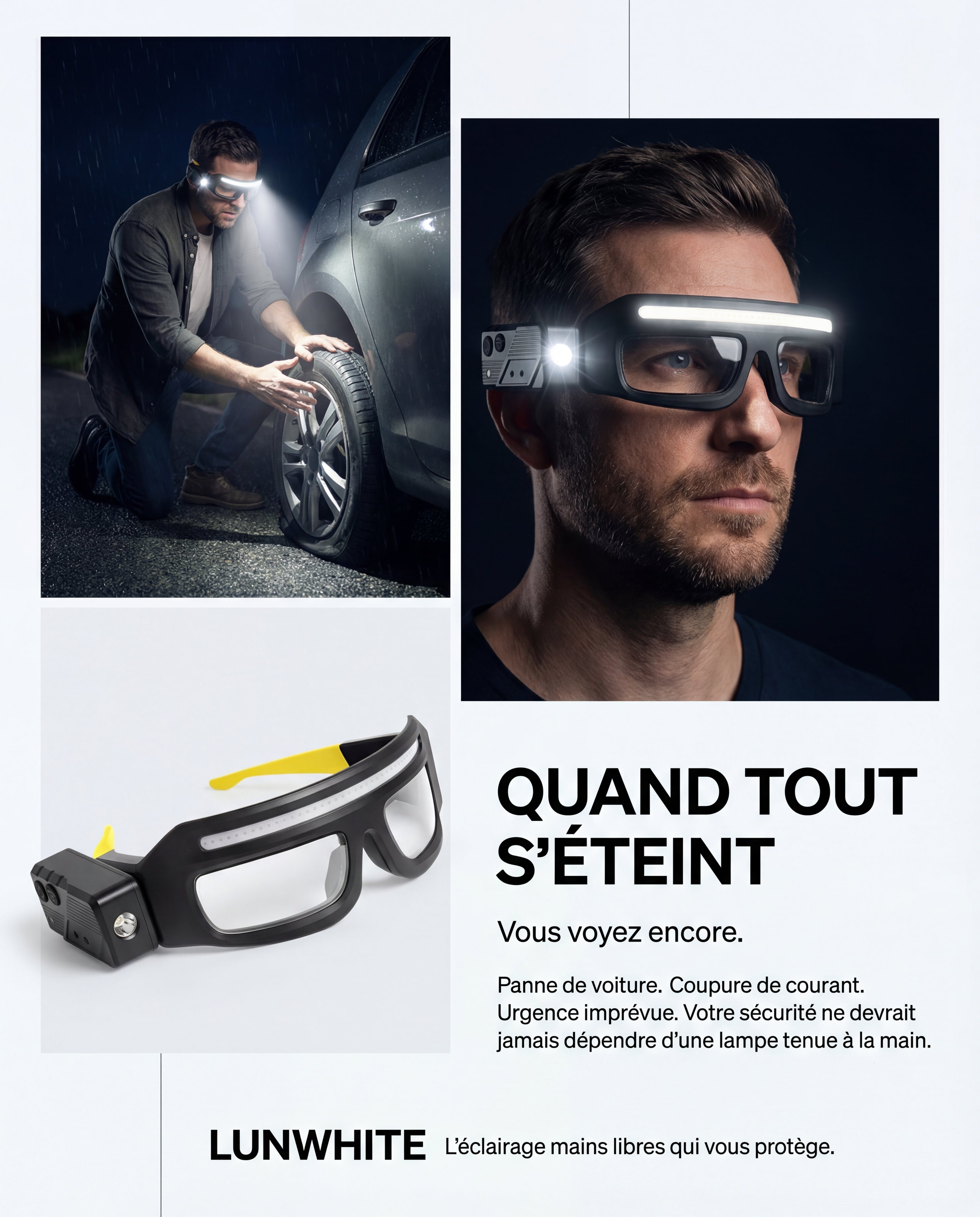 Lunettes LED